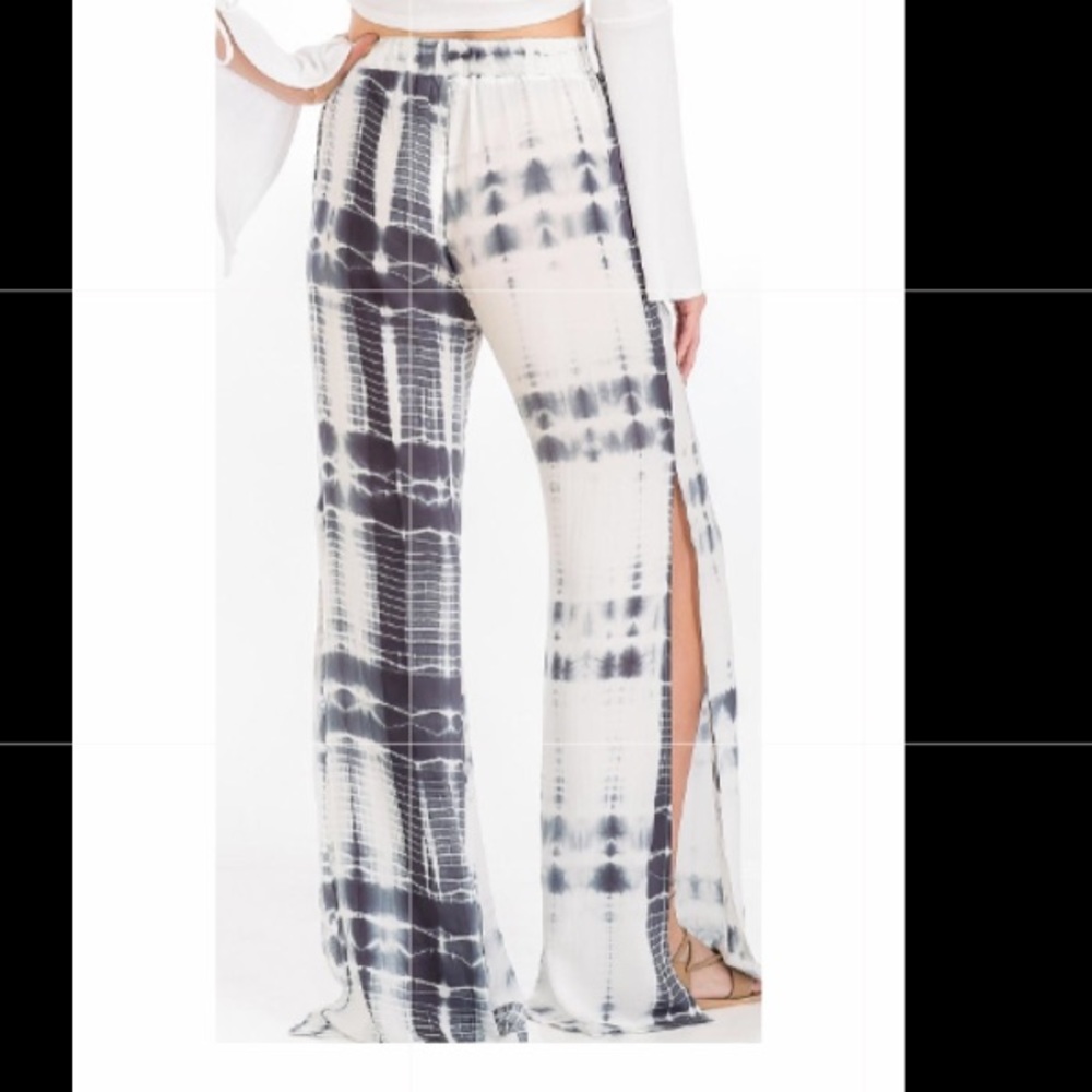 Flare Tie Dye Comfy Pant w/slit